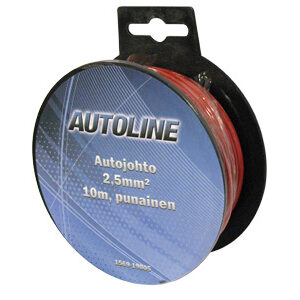 Autojohto 2,5mm2 punainen