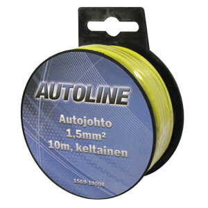 Autojohto 1,5mm2 keltainen