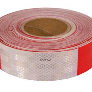 Heijastinteippi puna-valko