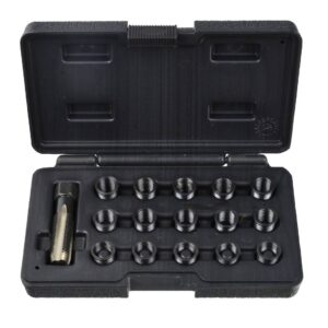 16-osainen sytytystulppien kierteiden korjaussarja M14x1.25