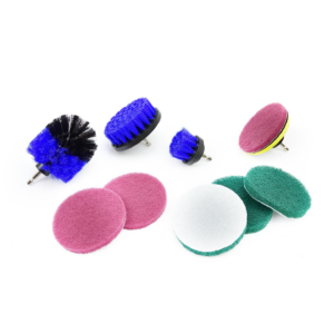 10-osainen puhdistus- ja kiillotusharjasetti